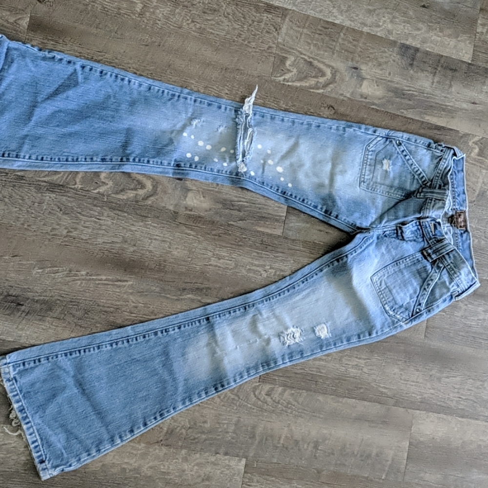 Flared jeans
